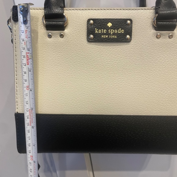 Kate Spade Crossbody Black & White (Cream) Purse - Picture 3 of 6